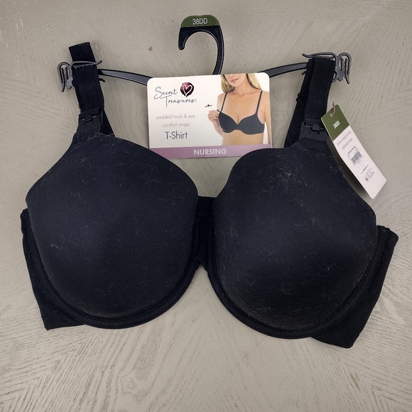Secret Treasures Other - Black Nursing Bra with Adjustable Straps